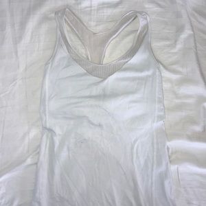 Lulu lemon White Tank Top